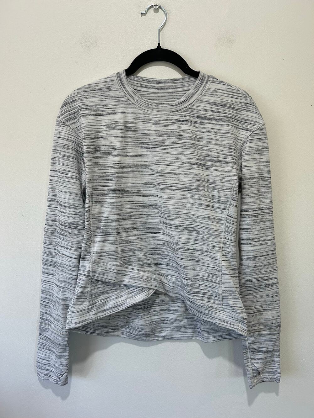 Lululemon Close to crossing long sleeve shirt size S grey space die athleisure